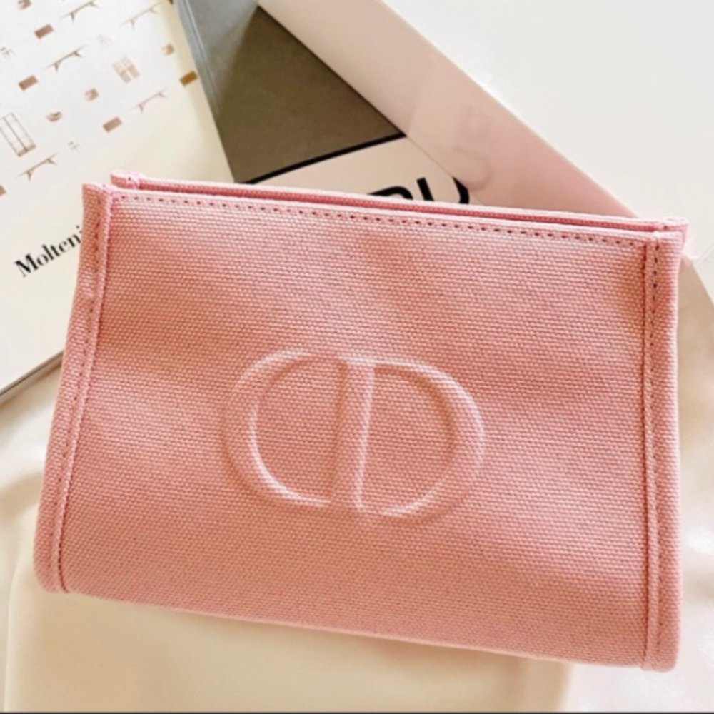 Dior Pink Cosmetic Bag/Pouch Brand New